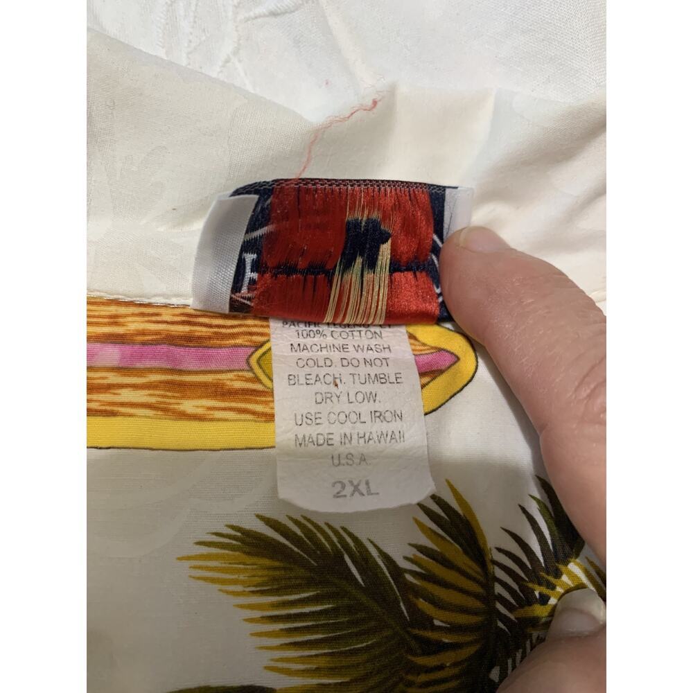 Vintage Pacific Legend Hawaiian Shirt Men’s 2XL Made in Hawaii USA Surfboards - Picture 6 of 6
